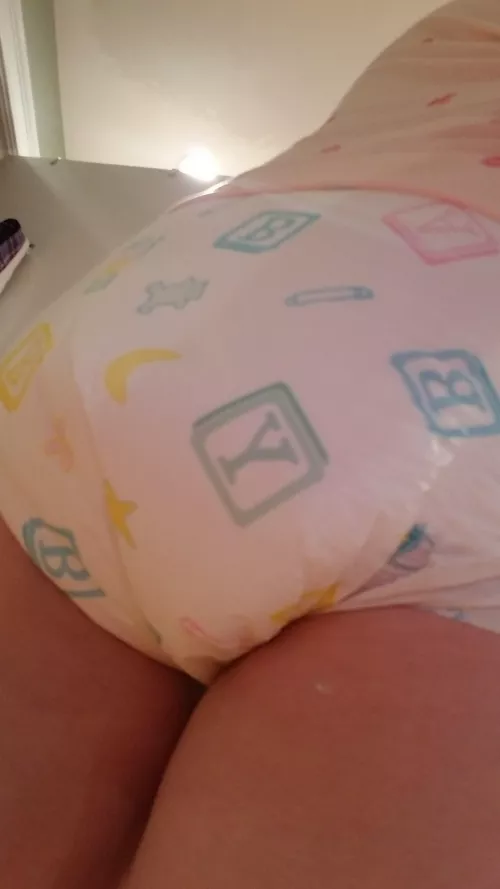 Not the best angle but clockwise my pamper spells ...B A B Y ... 😊😊