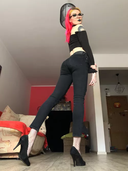 Not the highest of my heels but still Not the highest of my heels but still