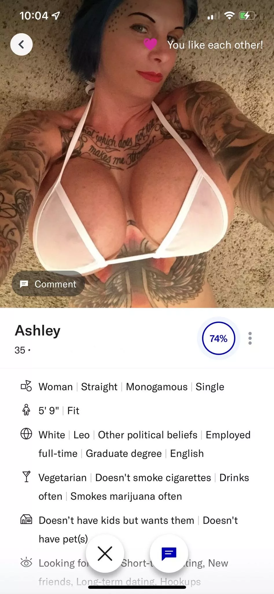 Not tinder but still my favorite dating app match