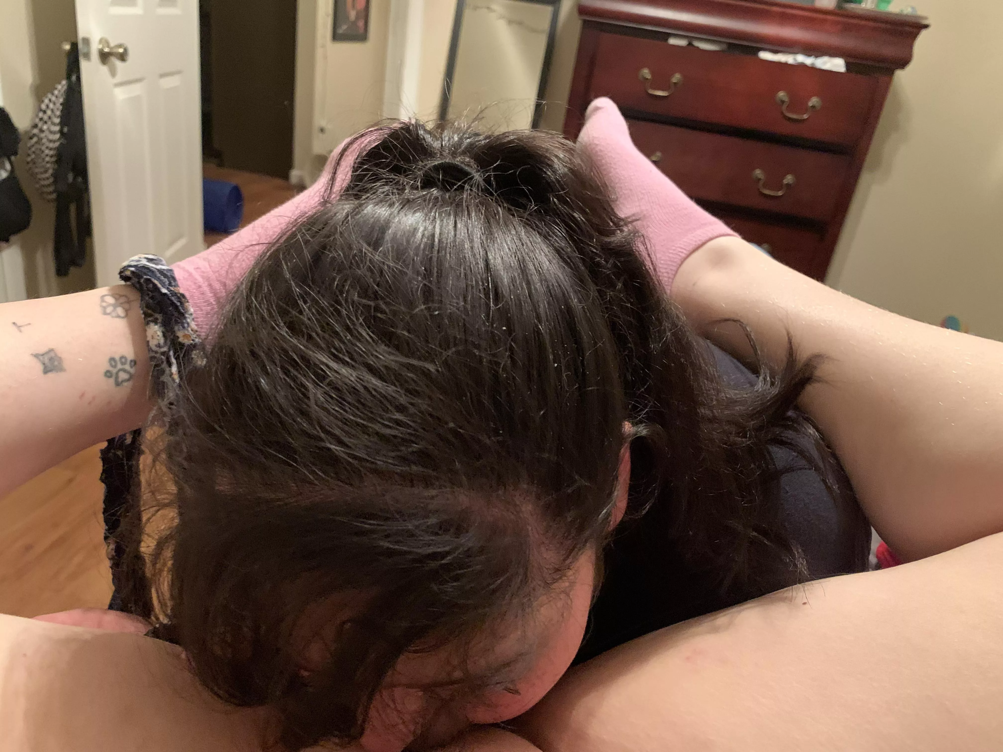 Nothing better than after work oral <3 Nothing better than after work oral <3