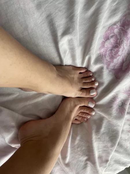 Nothing better than some white toes Nothing better than some white toes