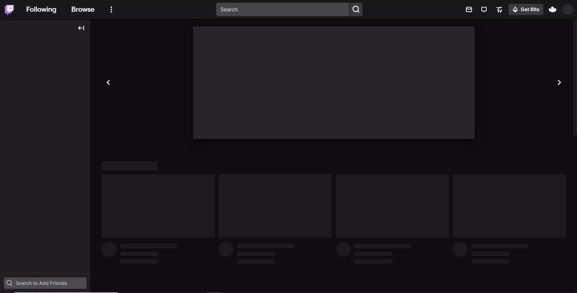 nothing is showing up, been happening for weeks help