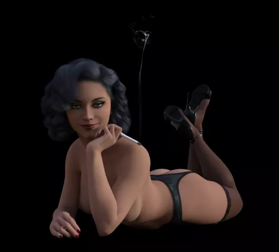 Nothing like a cigarette to build the tension (OC)