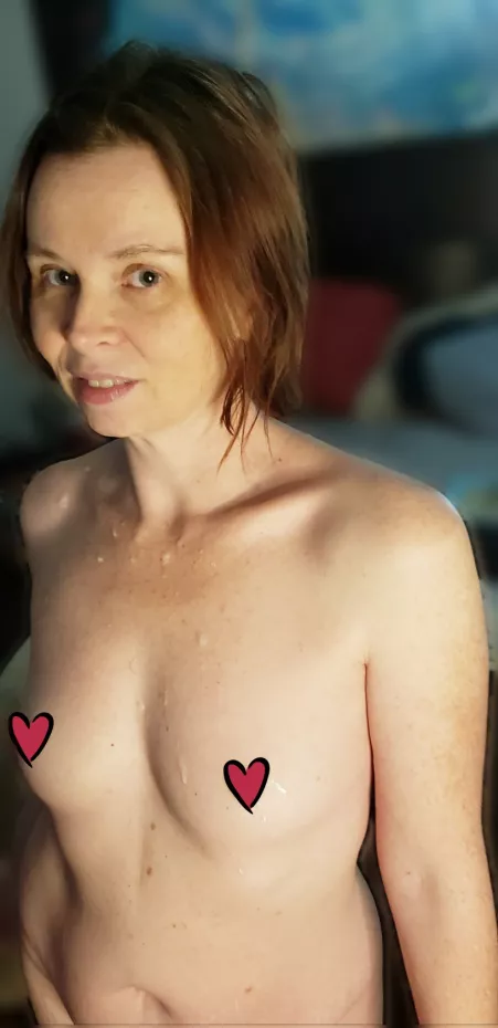 Nothing like a cum shower before bed š