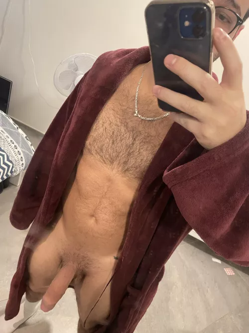 Nothing like a robe in winter