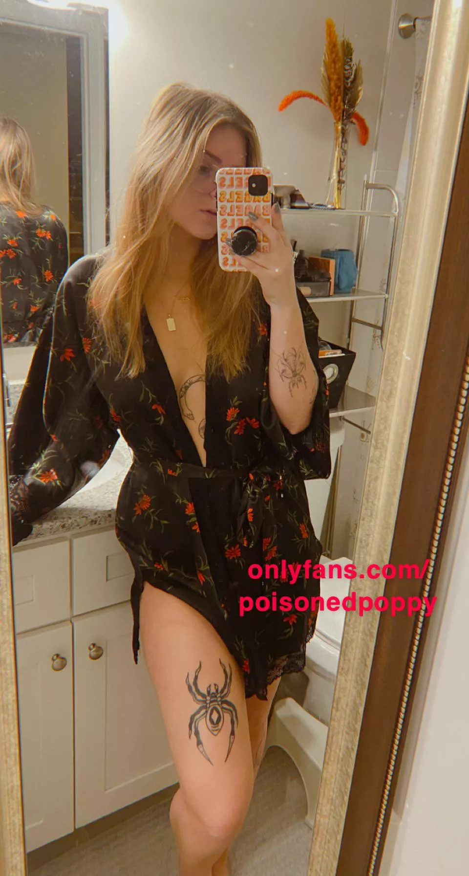 Nothing makes me feel better than my silk robe 🥰