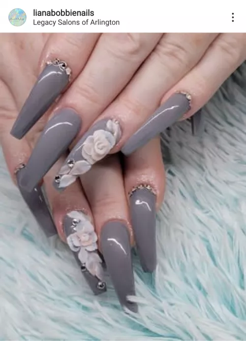 November nails (didn't even think about showing these on Reddit)