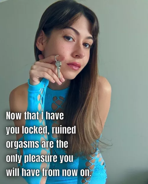 Now that she has you locked Now that she has you locked