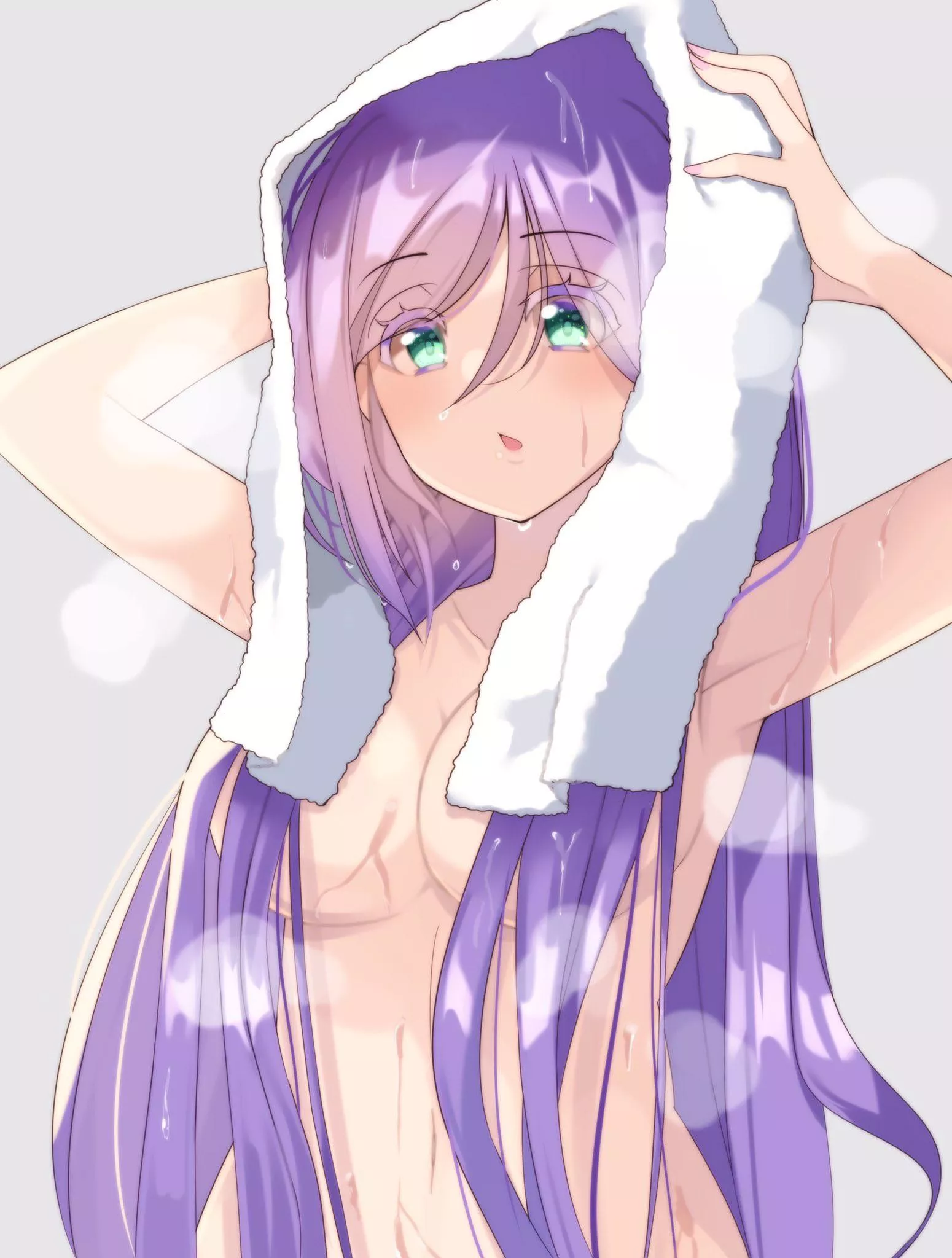 Nozomi after a bath Nozomi after a bath