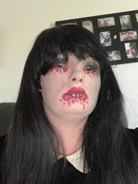 NSFW Vampire Tears Makeup Look NSFW Vampire Tears Makeup Look