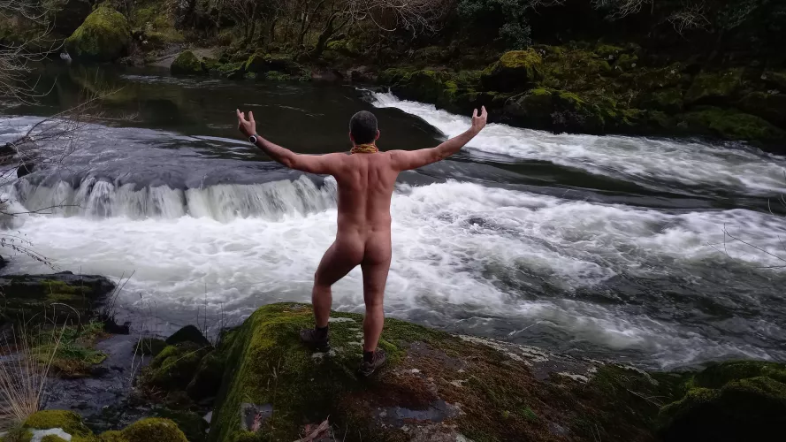 Nude freedom. Winter nudism Nude freedom. Winter nudism