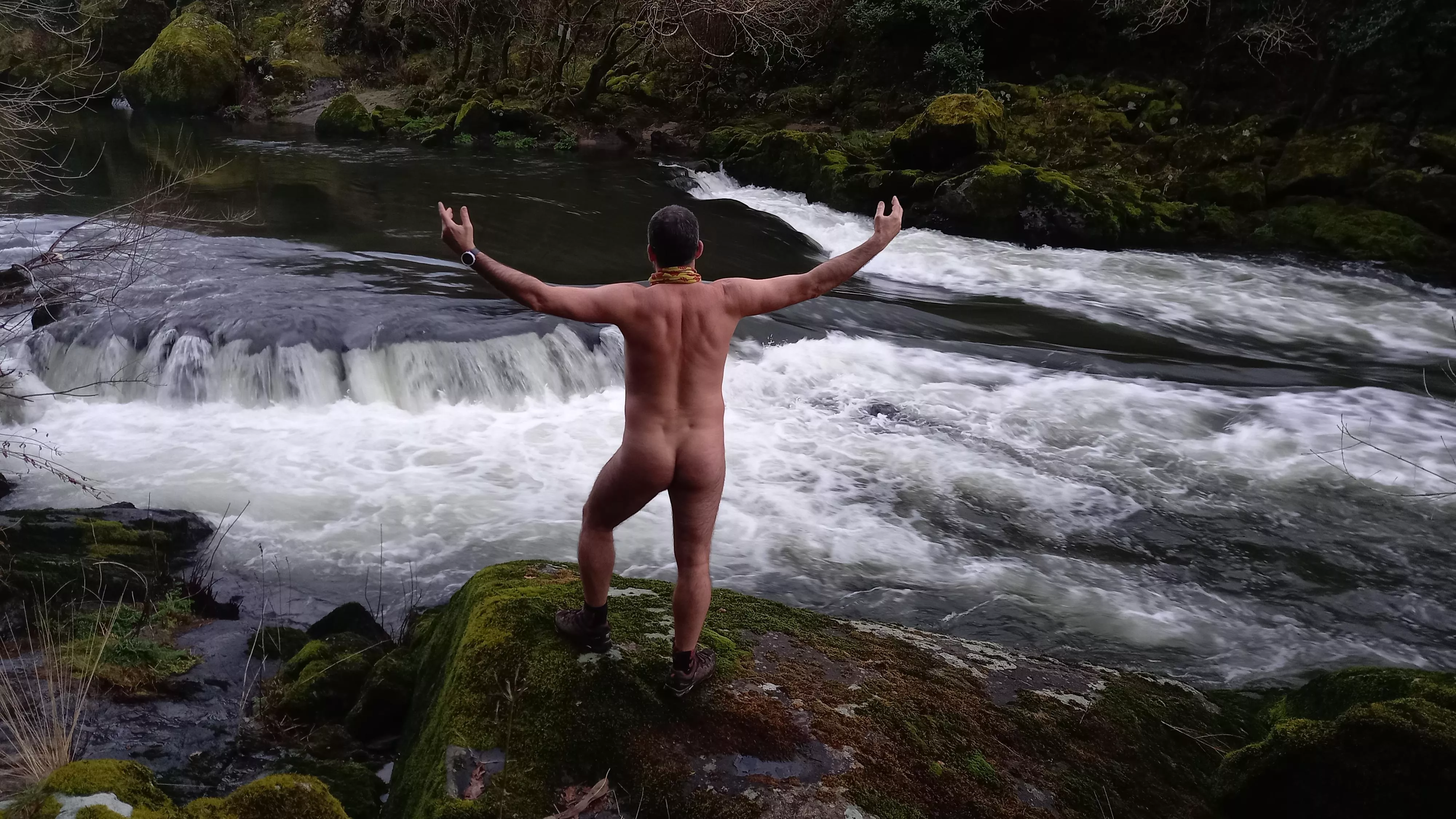 Nude freedom. Winter nudism Nude freedom. Winter nudism
