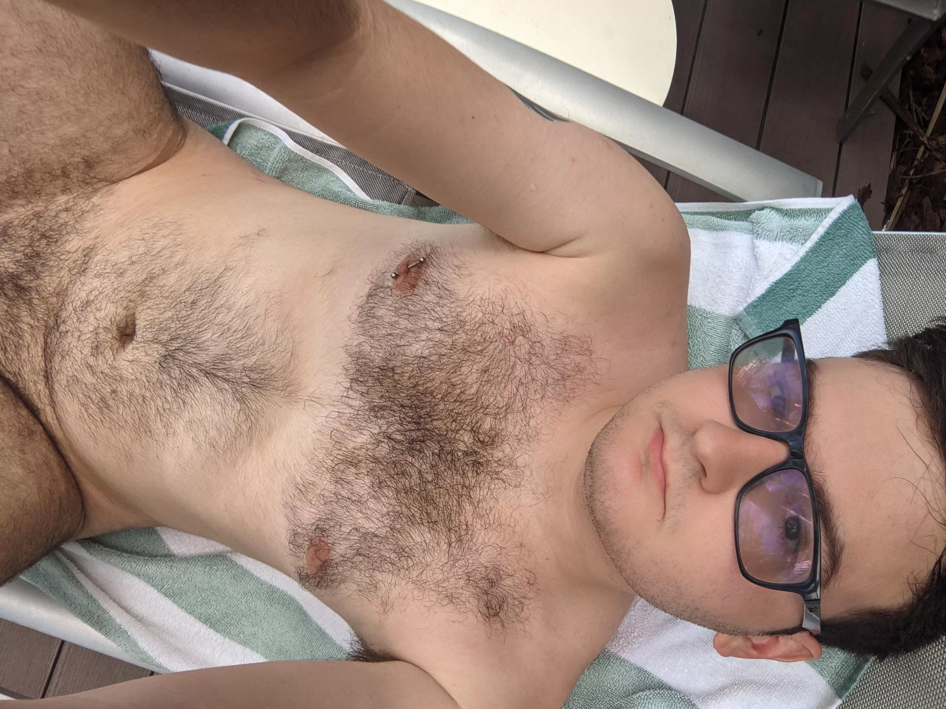 Nude sunbathing Nude sunbathing