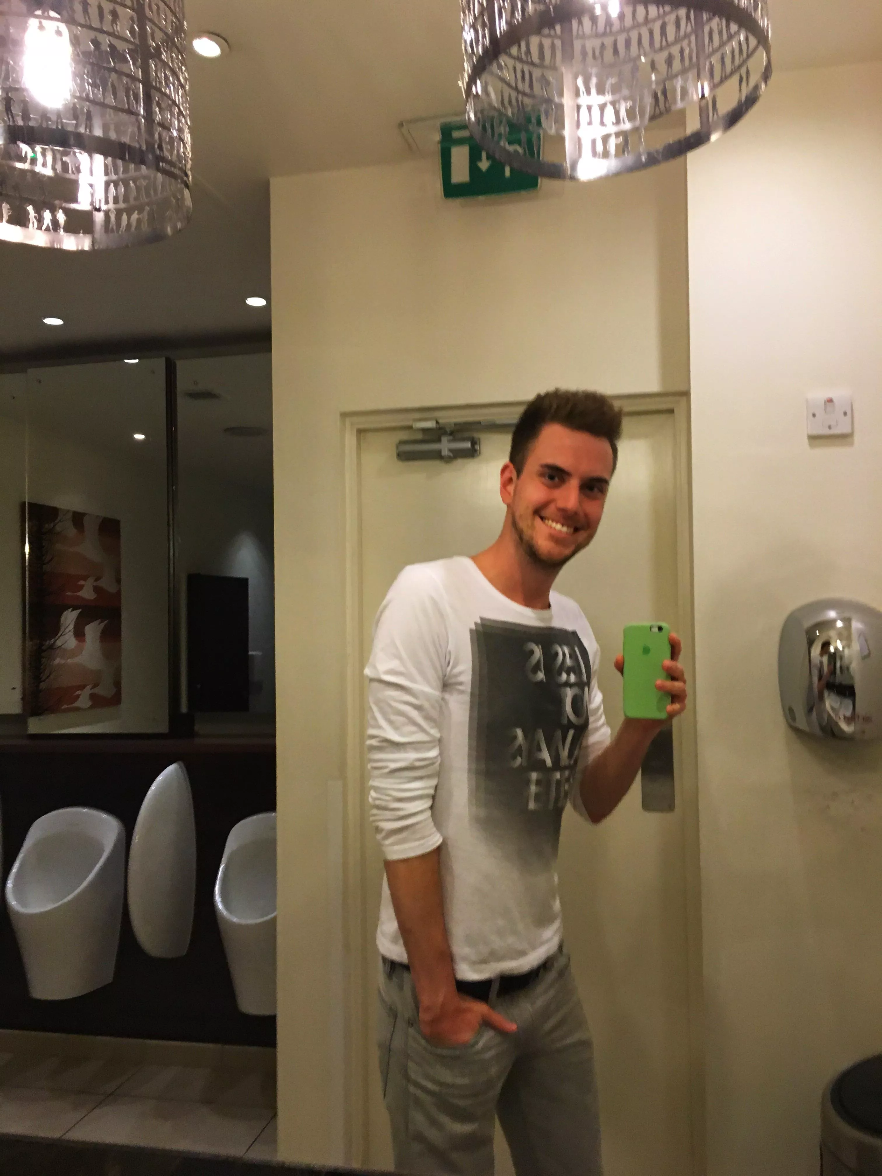 Obligatory bathroom mirror selfie.