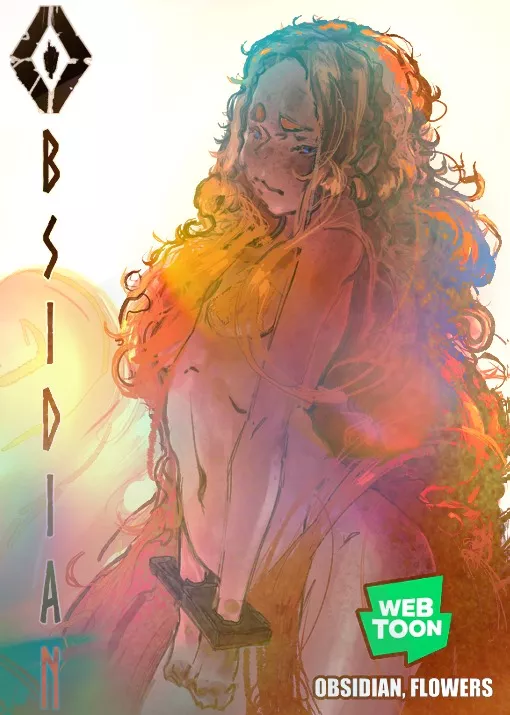 Obsidian, flowers and scarlet Obsidian, flowers and scarlet