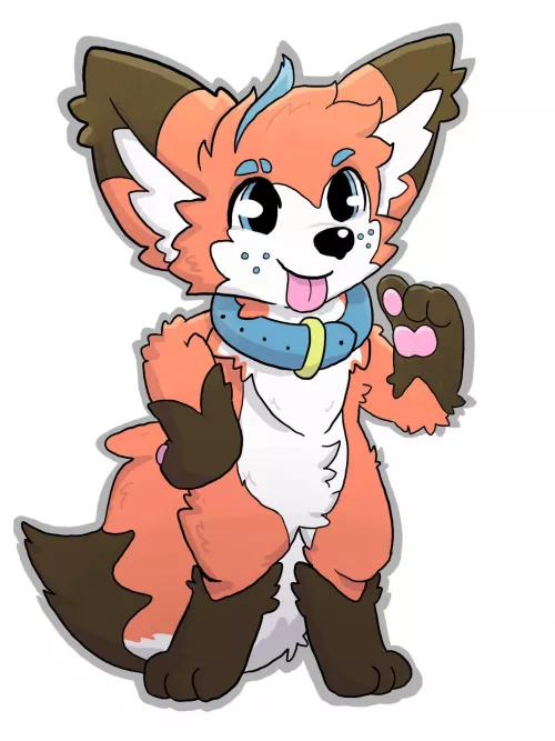 [OC] [Art] After a lot of attempts, I finally made a sona I’m happy with! His name is Flick! (@Shen_tokki)