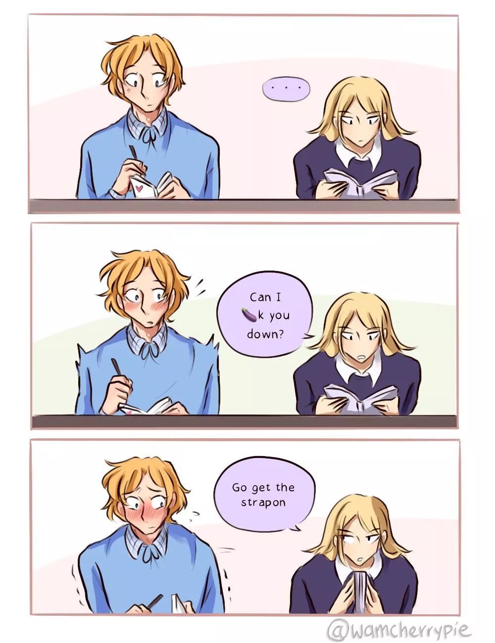 [OC] Catching him off guard, in the most random times