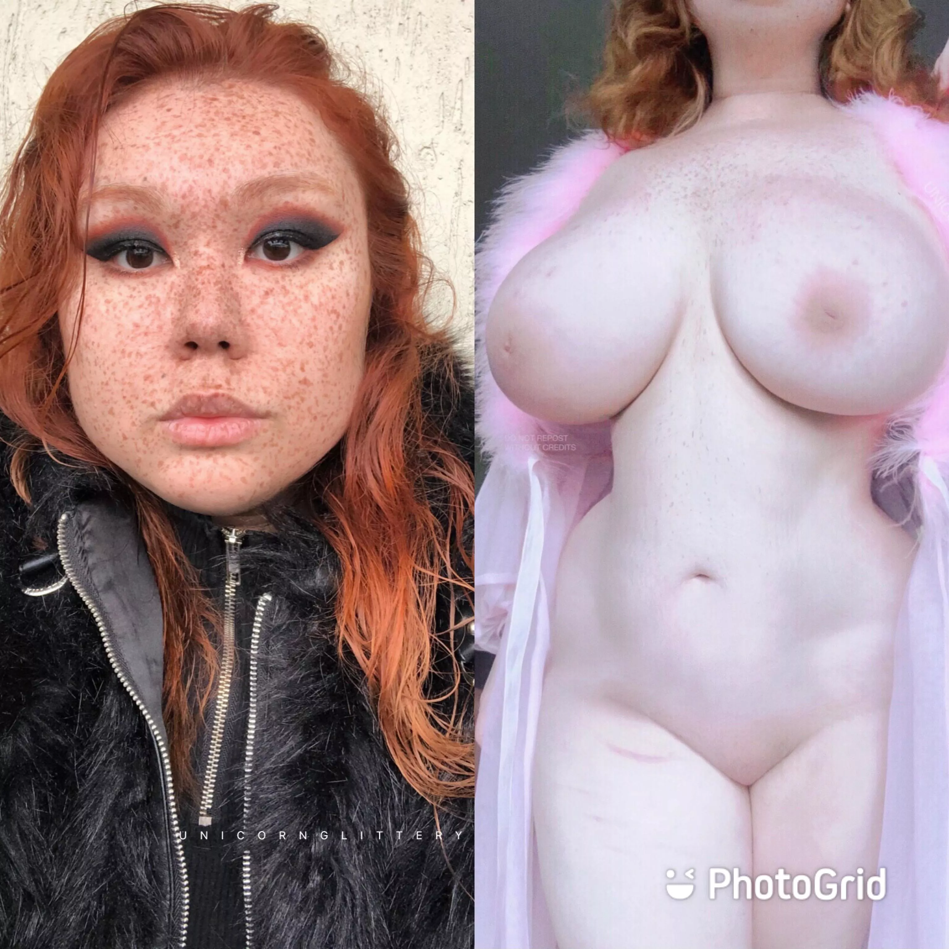 [OC] face vs body ! I’m Asian Ginger, please excuse my tired face!😅