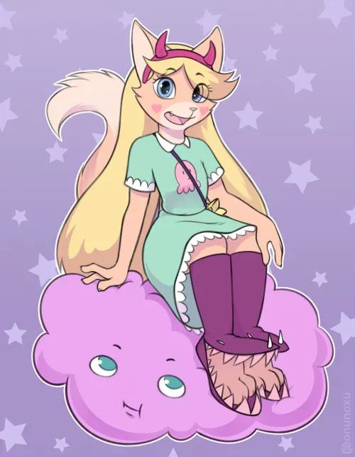 [OC] Star Butterfly and Cloudy