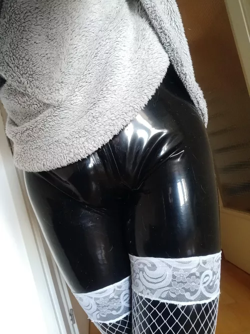 [OC] start the weekend with latex under comfy clothes