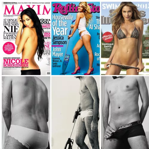 [oc] Stripped like a magazine model. Any other objectifying ideas?