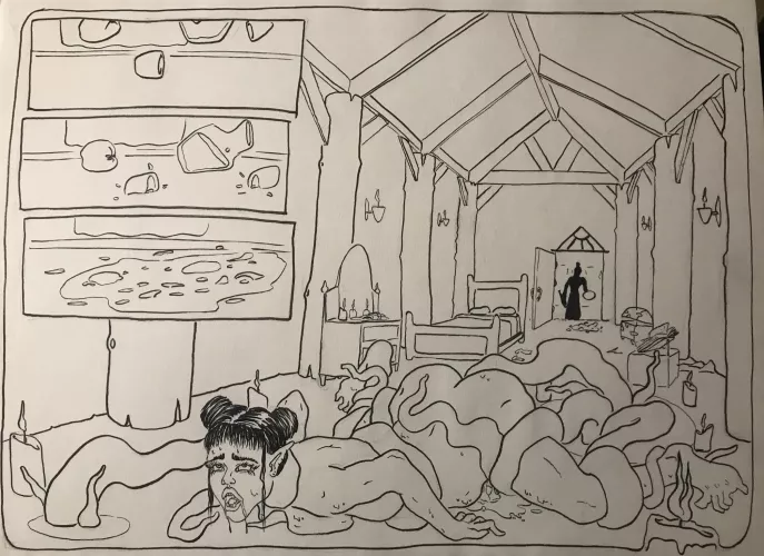 (Oc) with some line art today (Oc) with some line art today