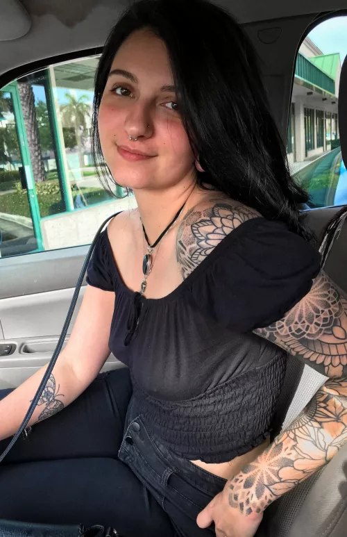 (OC) Yes, I never wear a bra going out 😇 (OC) Yes, I never wear a bra going out 😇