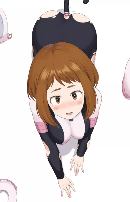 Ochaco Blushing Tail Plug