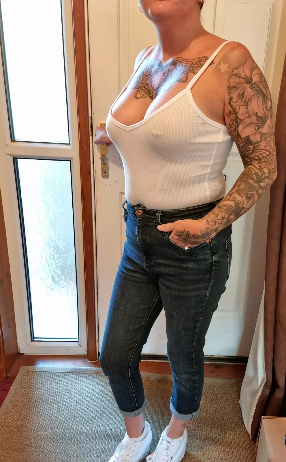 Off to do the food shopping. The fridge isle should be interesting