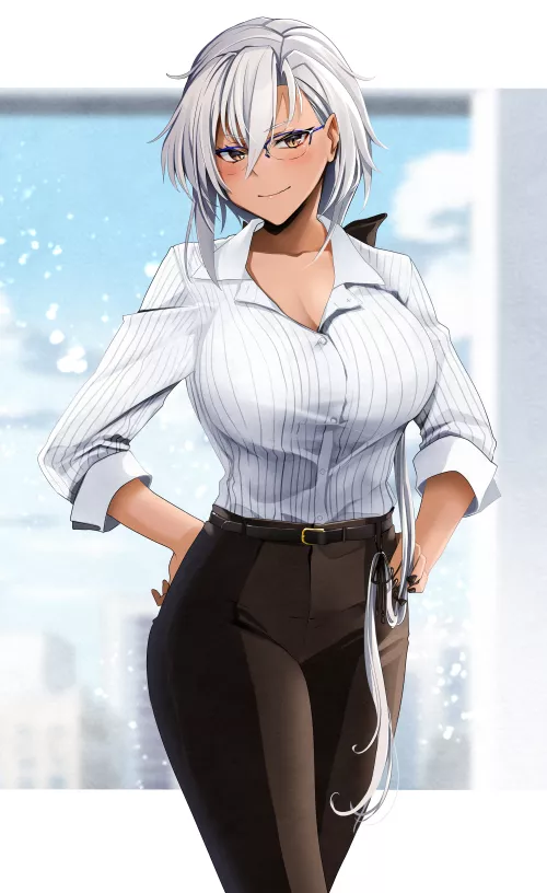 Office Lady Musashi (Yunamaro) [KanColle]