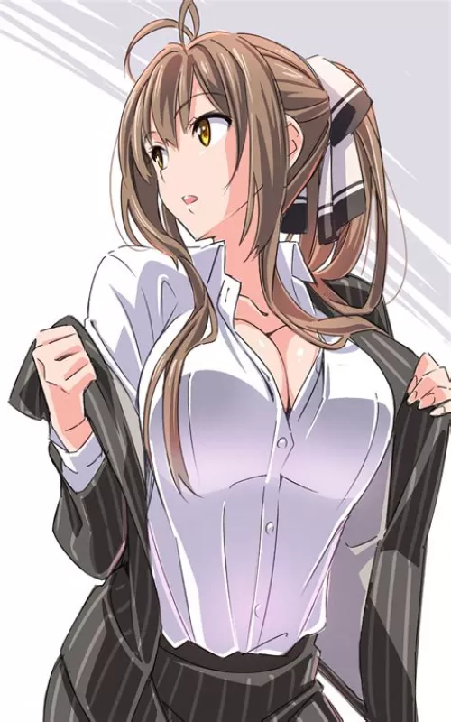 Office Worker GF (Isuzu Sento,Amagi Brilliant Park, I Think)
