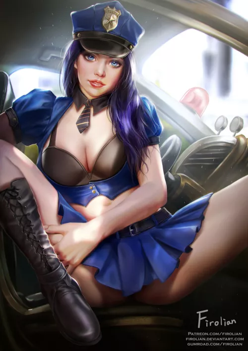 Officer Caitlyn reporting for duty (Firolian) Officer Caitlyn reporting for duty (Firolian)