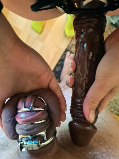 Oh baby, if YOU had those 9 inches, maybe you would be the one doing the fucking for once!