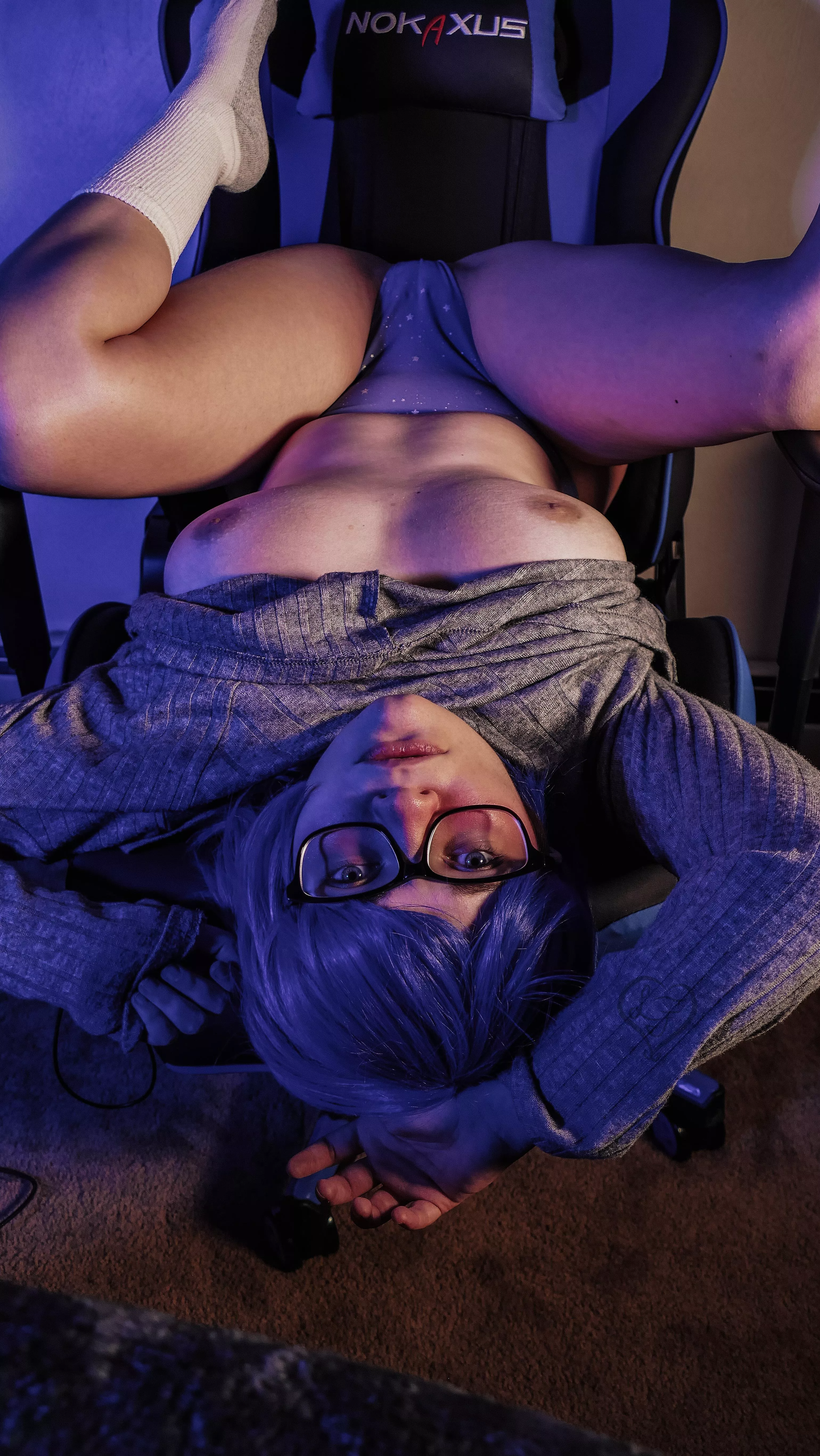 Oh my~ If you would like to see more of my Nikki coslay from the game Huniepop there is a link in my bio~