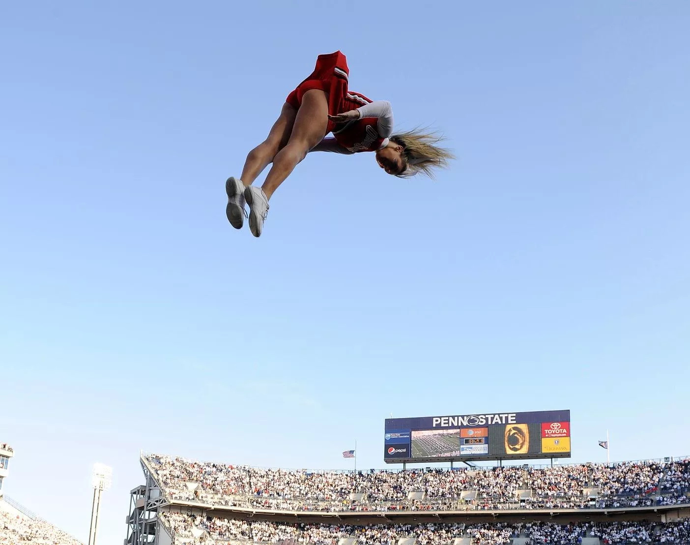 Ohio state cheerleaders airborne upskirt nude porn picture | Nudeporn.org