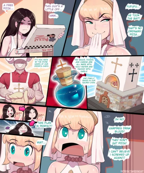 Ok the trap hentai in this comic is great 😈, but the expressions of the characters are so cute as well 😇