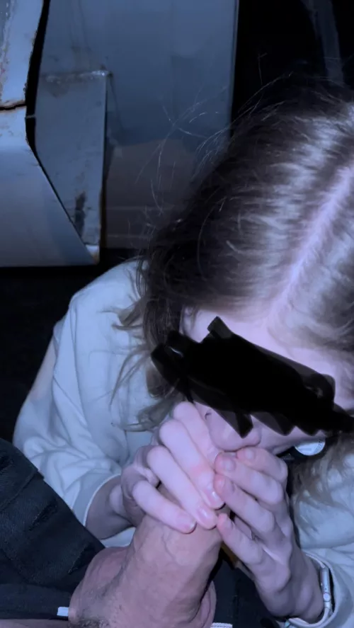 On her knees behind the dive bar dumpster…. Someone missed me…