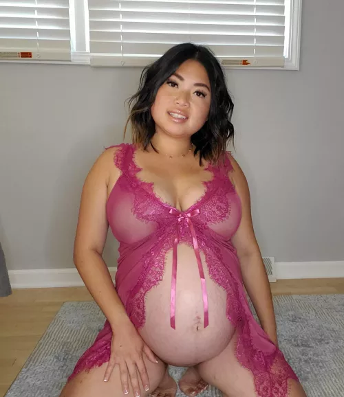 On my knees, begging you to cum for me.