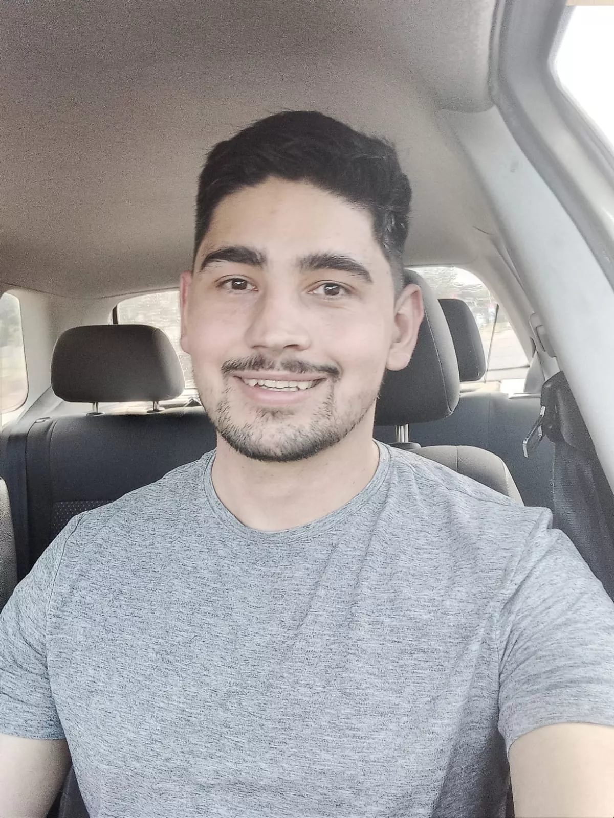 on my way to the gym to do some squats🍑