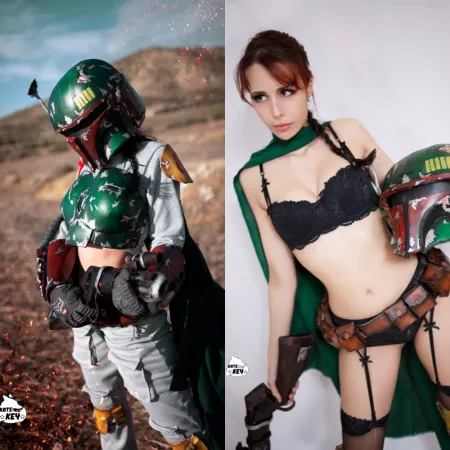 ON// OFF Female Boba Fett cosplay by Kate Key (self)