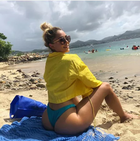 on the beach
