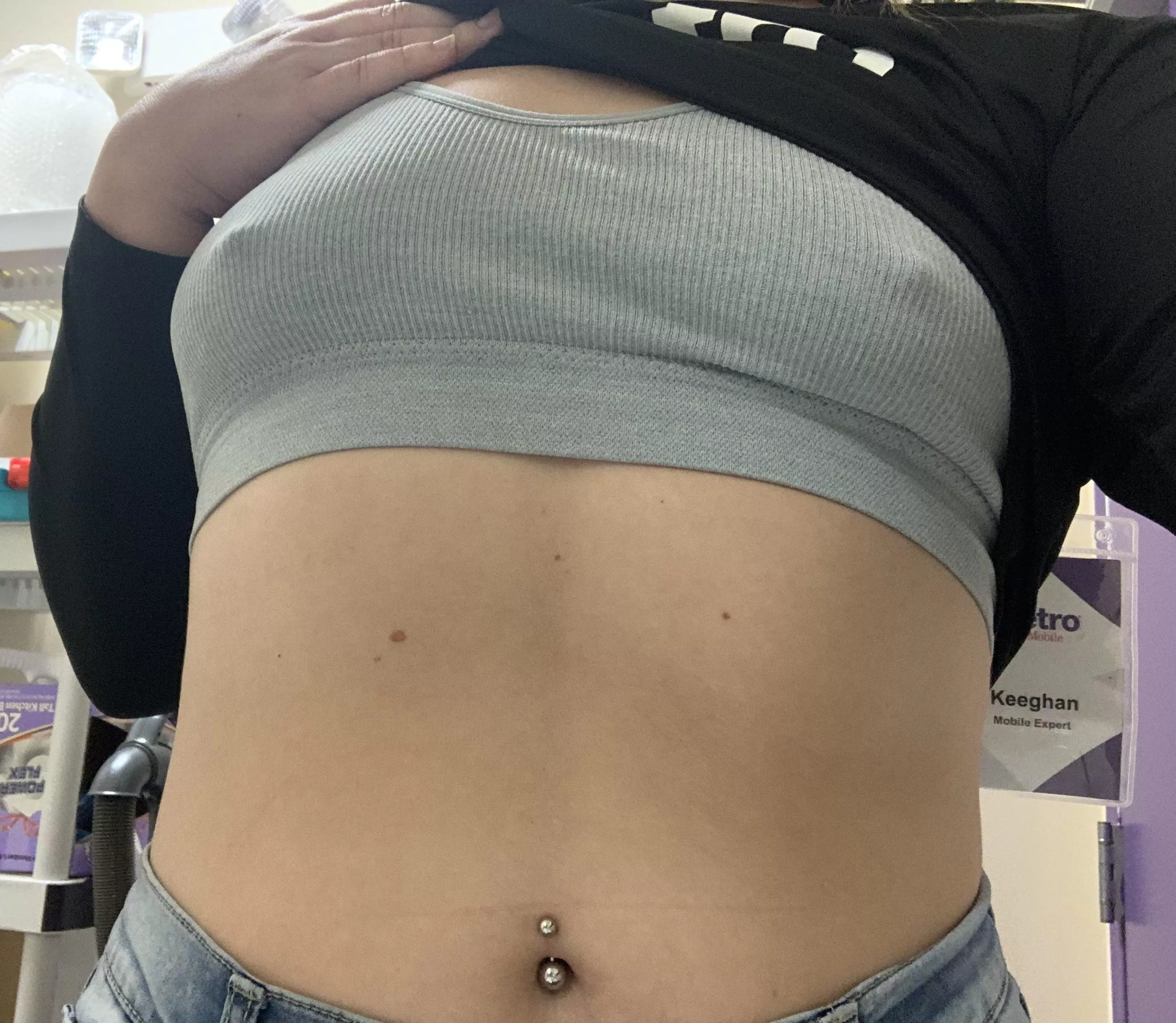 On the clock. On the clock.