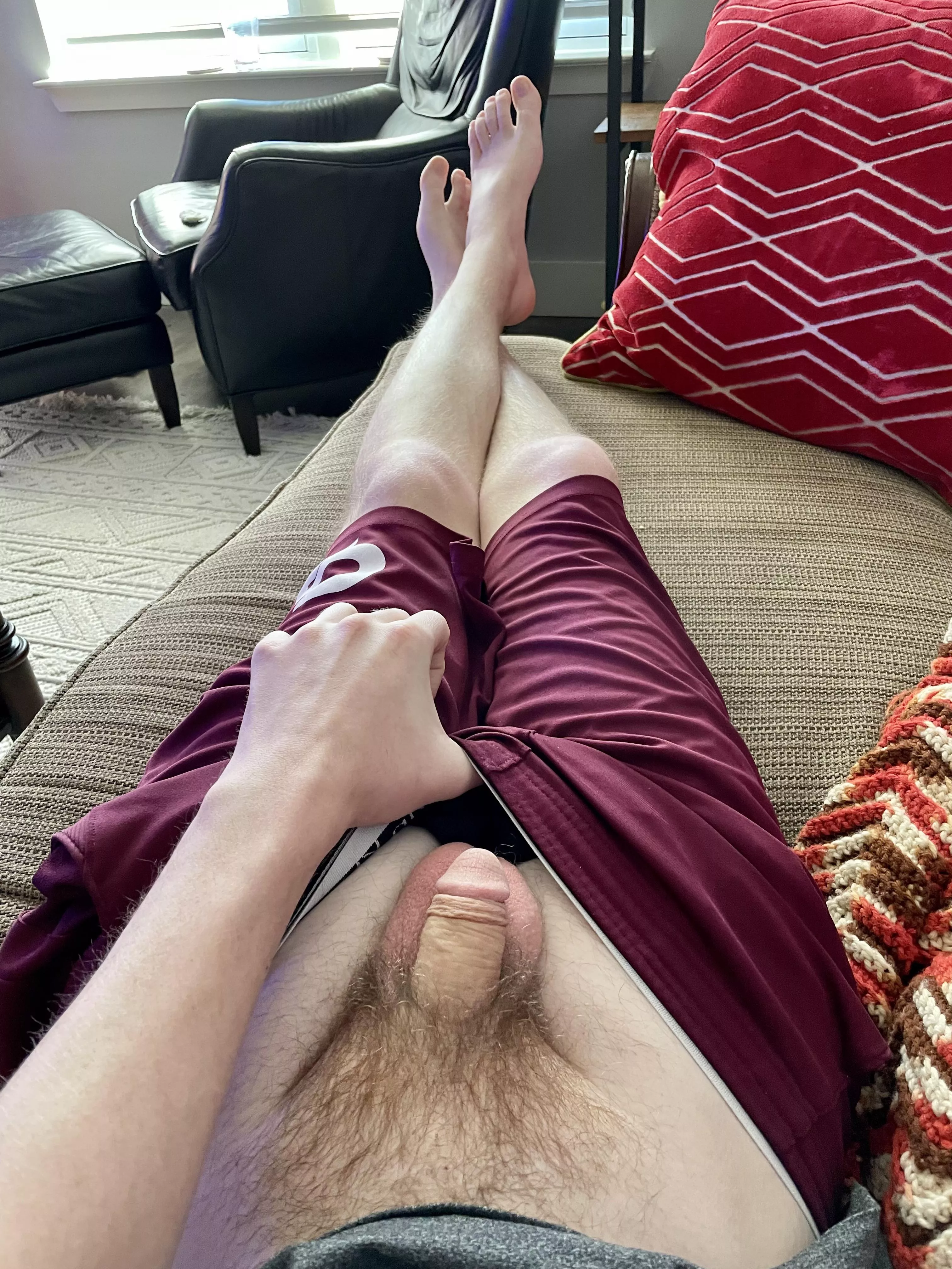 On the couch