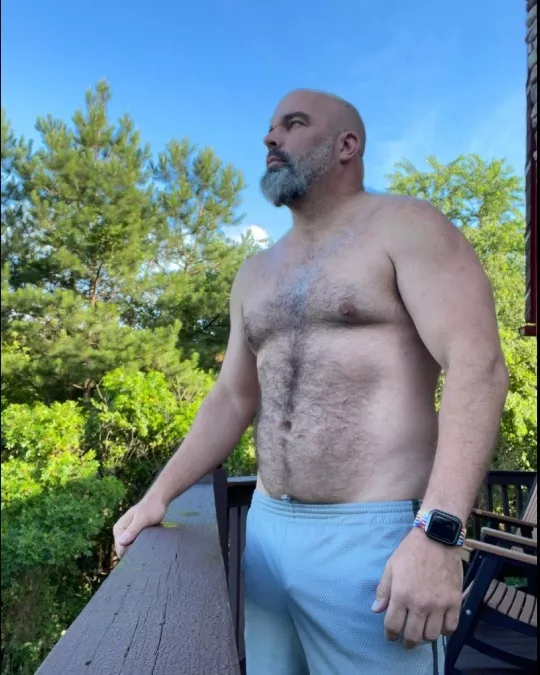 on the deck on the deck
