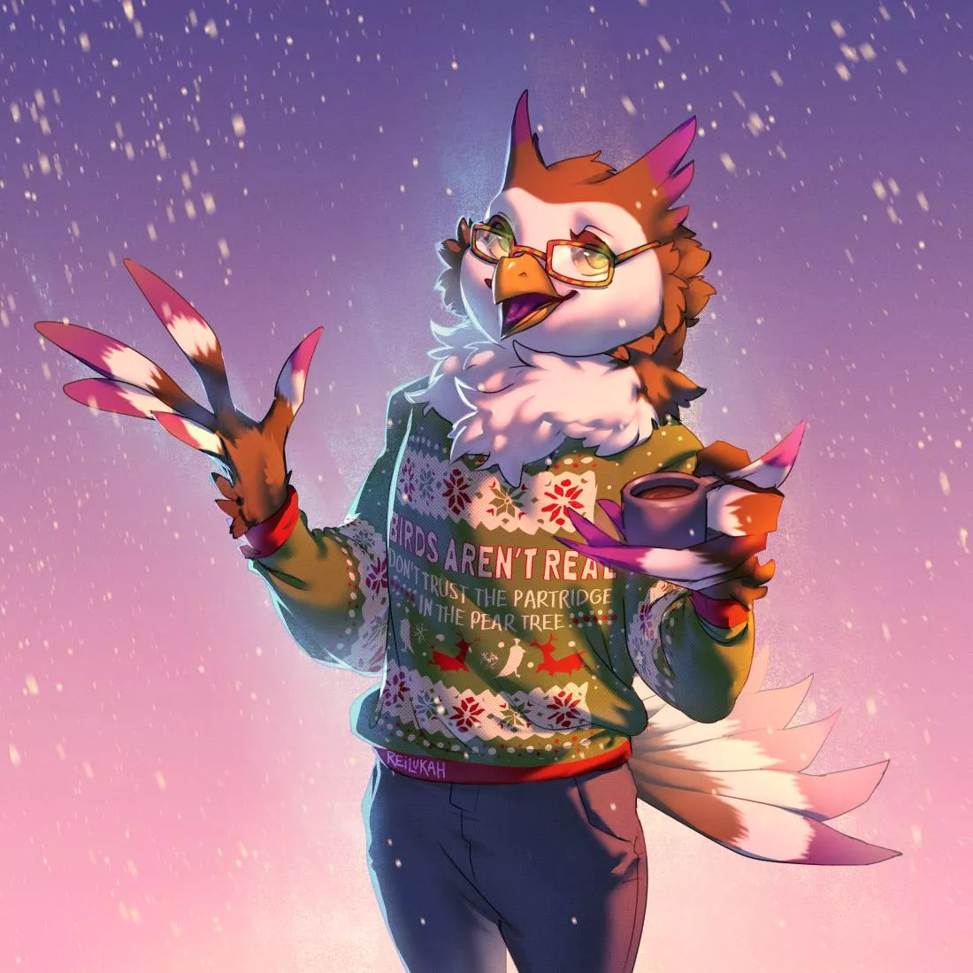 ♫ On the first day of Christmas my true love said to me ♫ by @reilukah