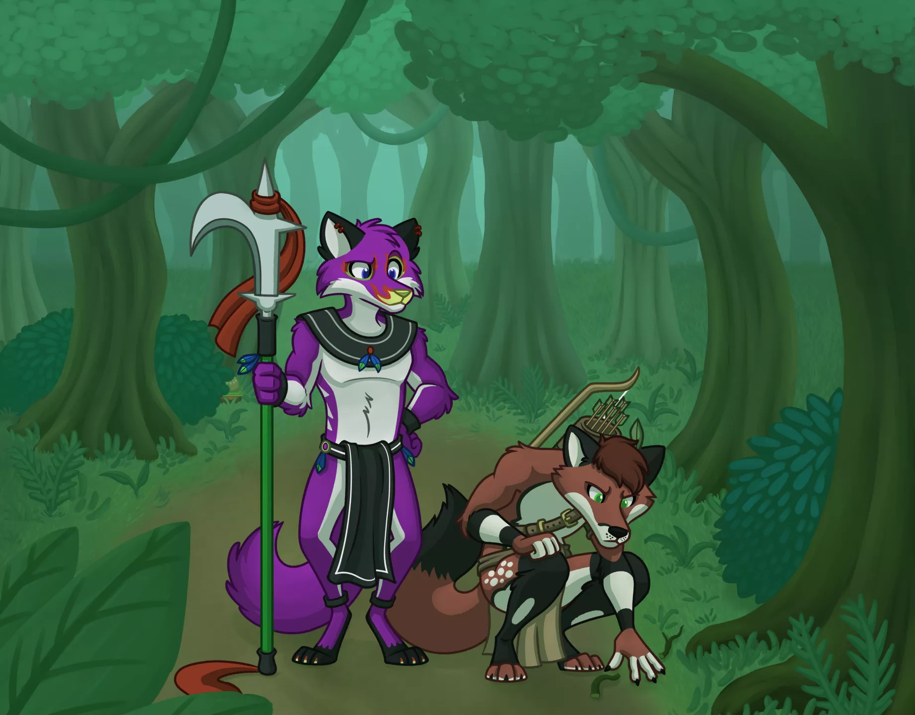 On the Hunt [Commissioned by fullmetalfox12 and PhantomFullForce on FA]