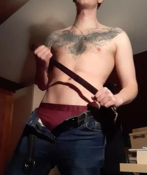 One belt for [m]e and.. you guessed it one for you