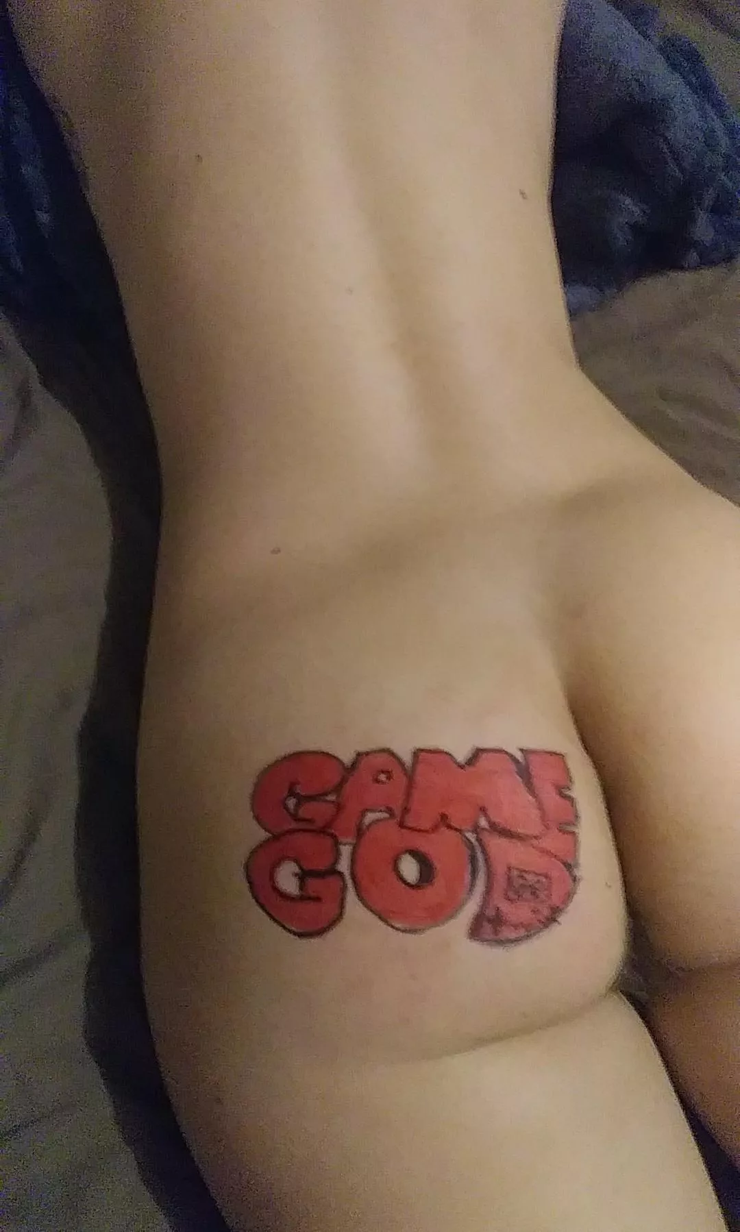 One of my partners tagged my ass