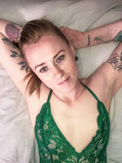 One time, I played dot to dot with my freckles.