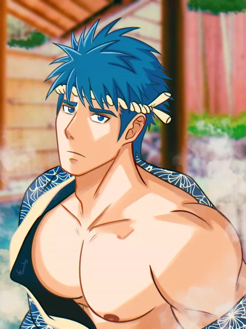 Onsen with Ike IG:@sentanoby